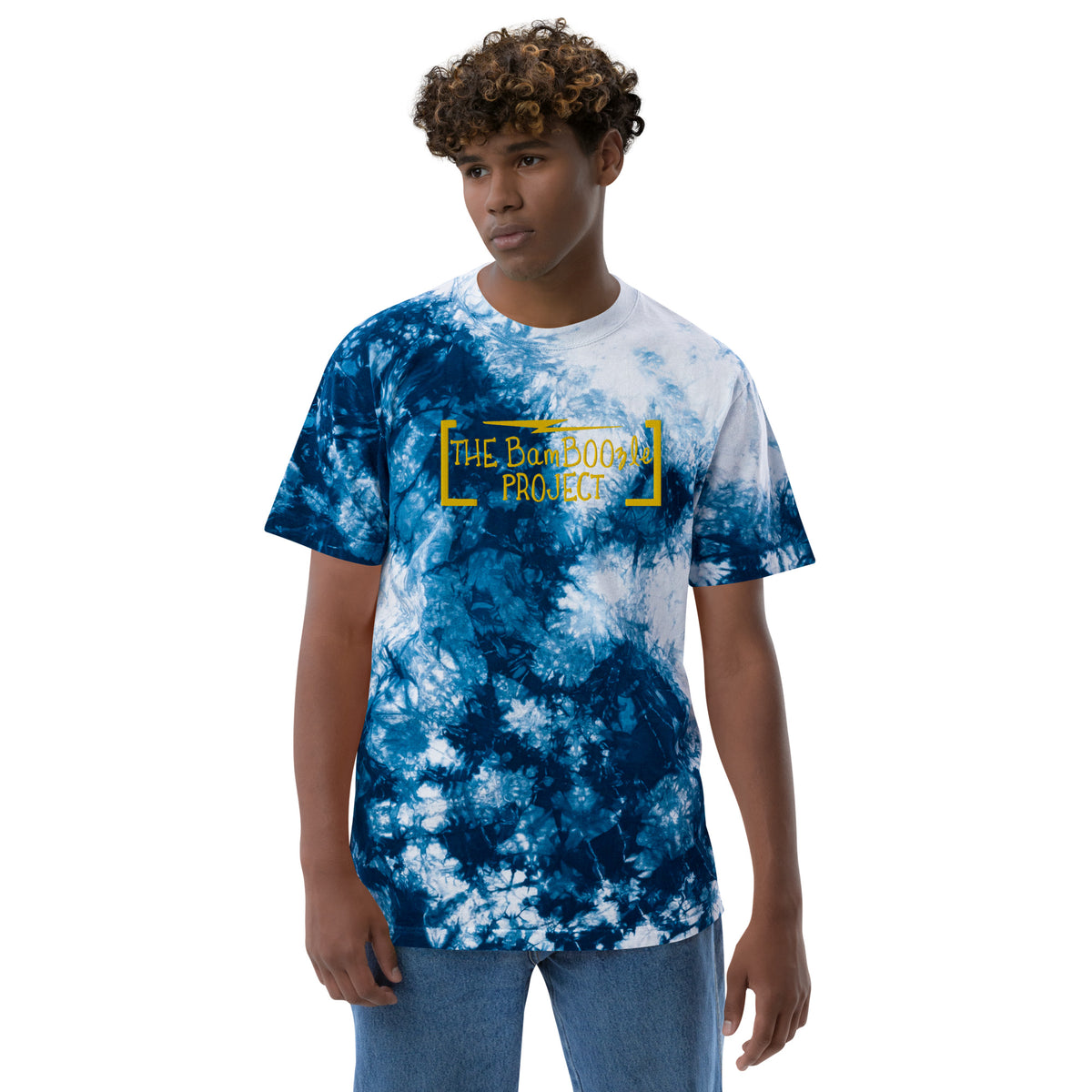 Stratum Tie-Dye Border T-Shirt in Navy – Blue Owl Workshop