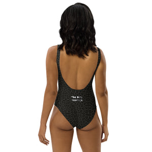 The Dirty Bearings - Black Cheetah One-Piece Swimsuit