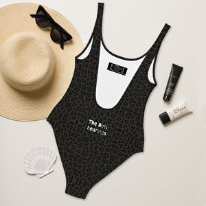 The Dirty Bearings - Black Cheetah One-Piece Swimsuit