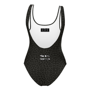 The Dirty Bearings - Black Cheetah One-Piece Swimsuit