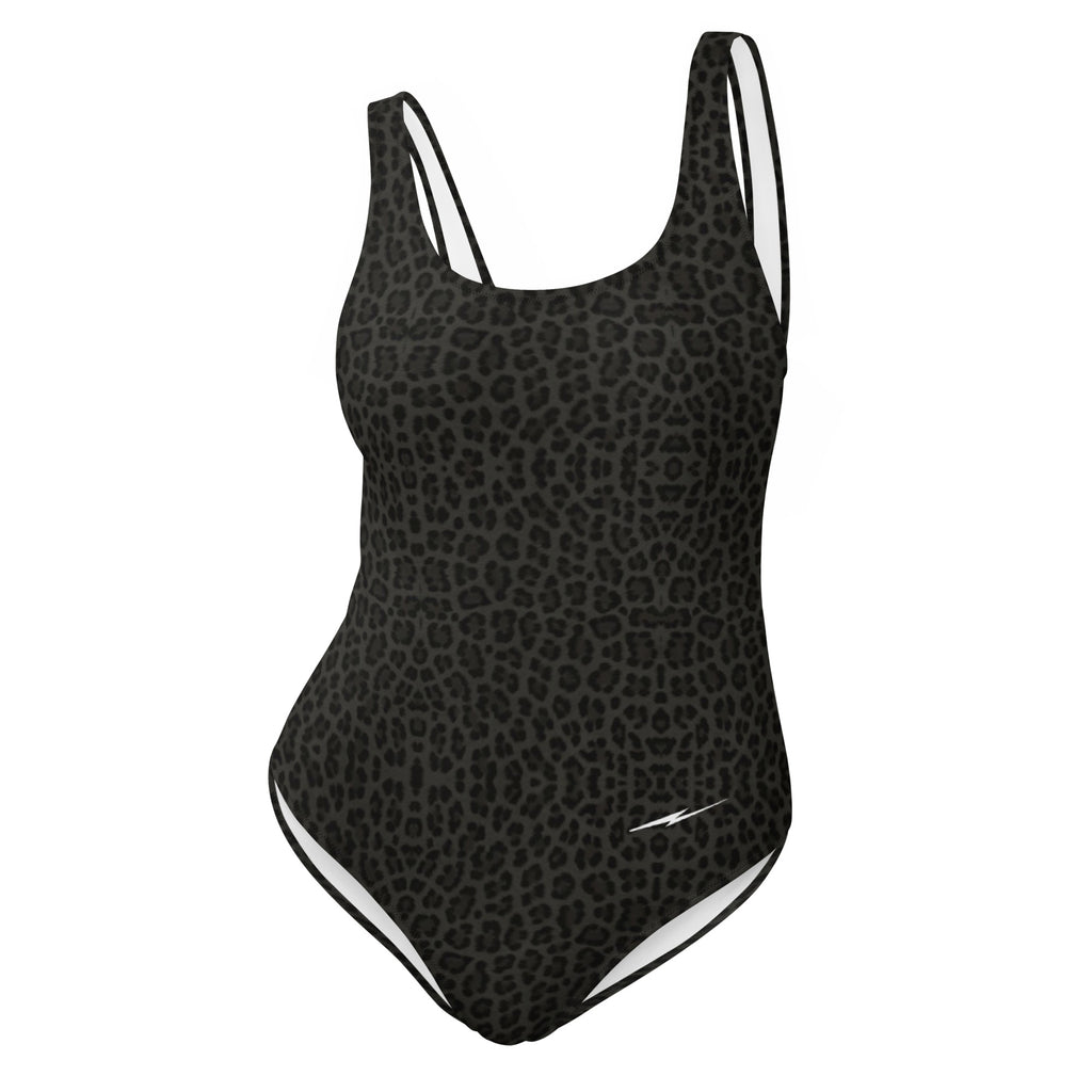 The Dirty Bearings - Black Cheetah One-Piece Swimsuit