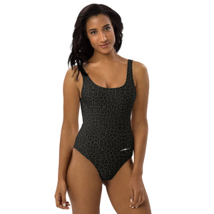 The Dirty Bearings - Black Cheetah One-Piece Swimsuit