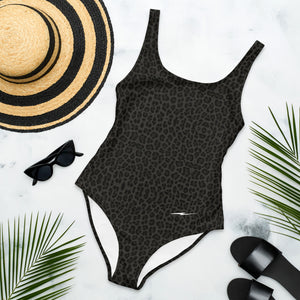 The Dirty Bearings - Black Cheetah One-Piece Swimsuit