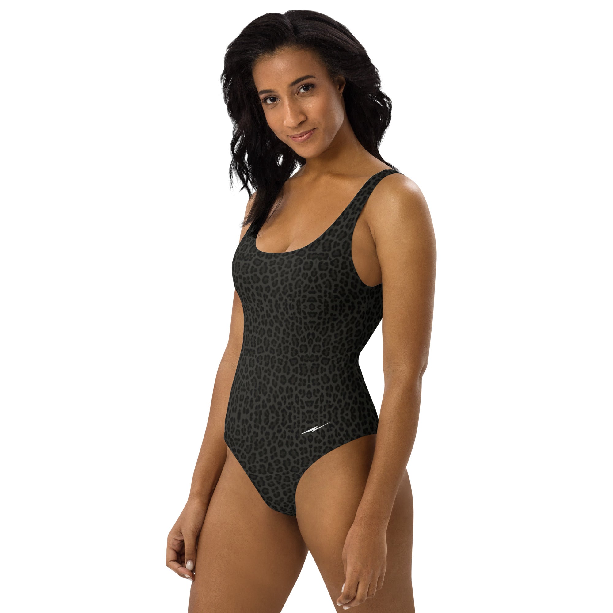 The Dirty Bearings - Black Cheetah One-Piece Swimsuit