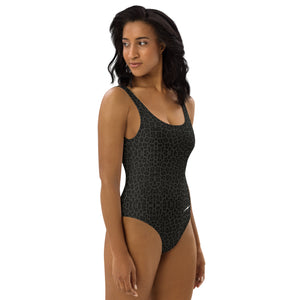 The Dirty Bearings - Black Cheetah One-Piece Swimsuit