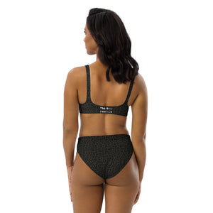 The Dirty Bearings - Black Cheetah High-Waisted Bikini