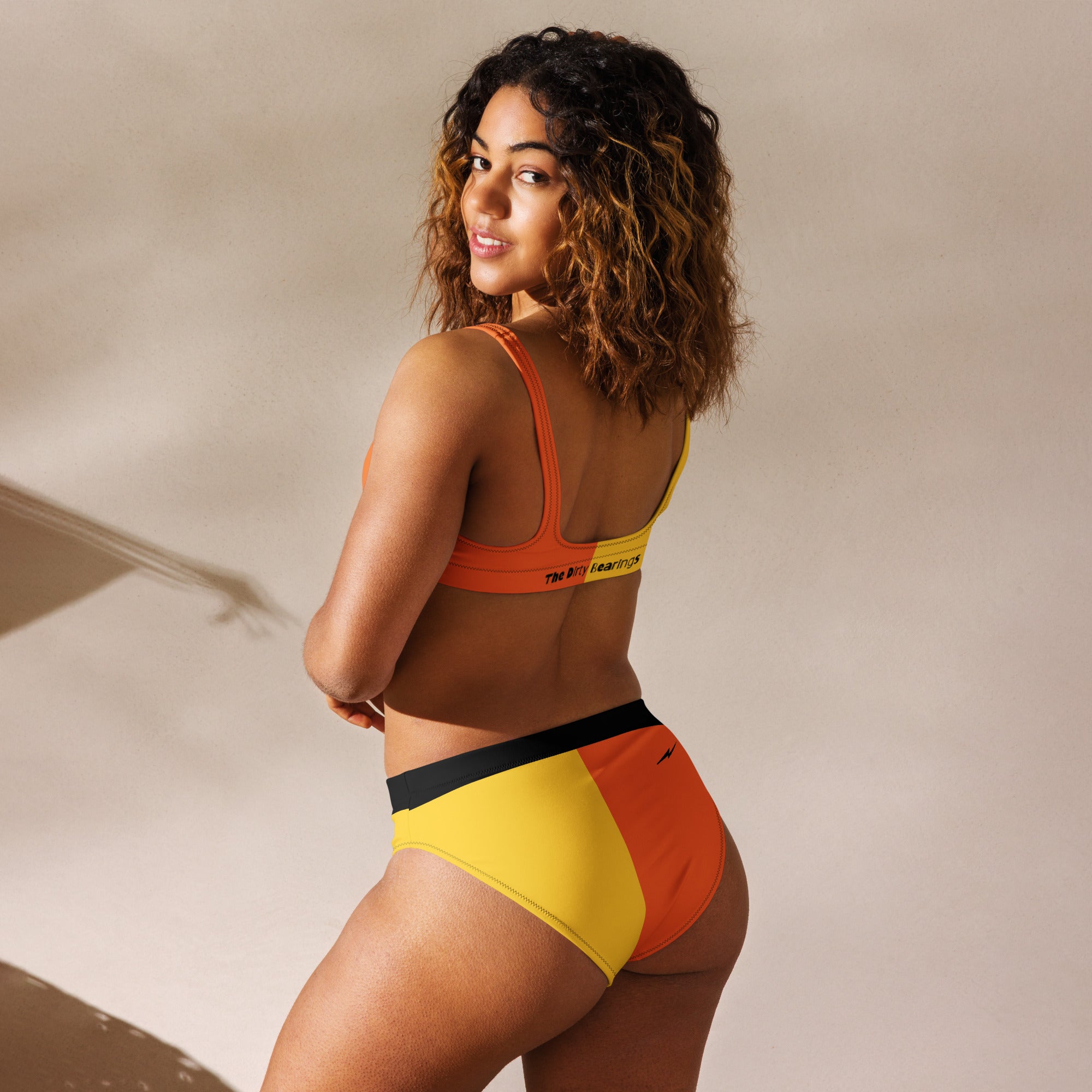 The Dirty Bearings - Team Colors High-Waisted Bikini