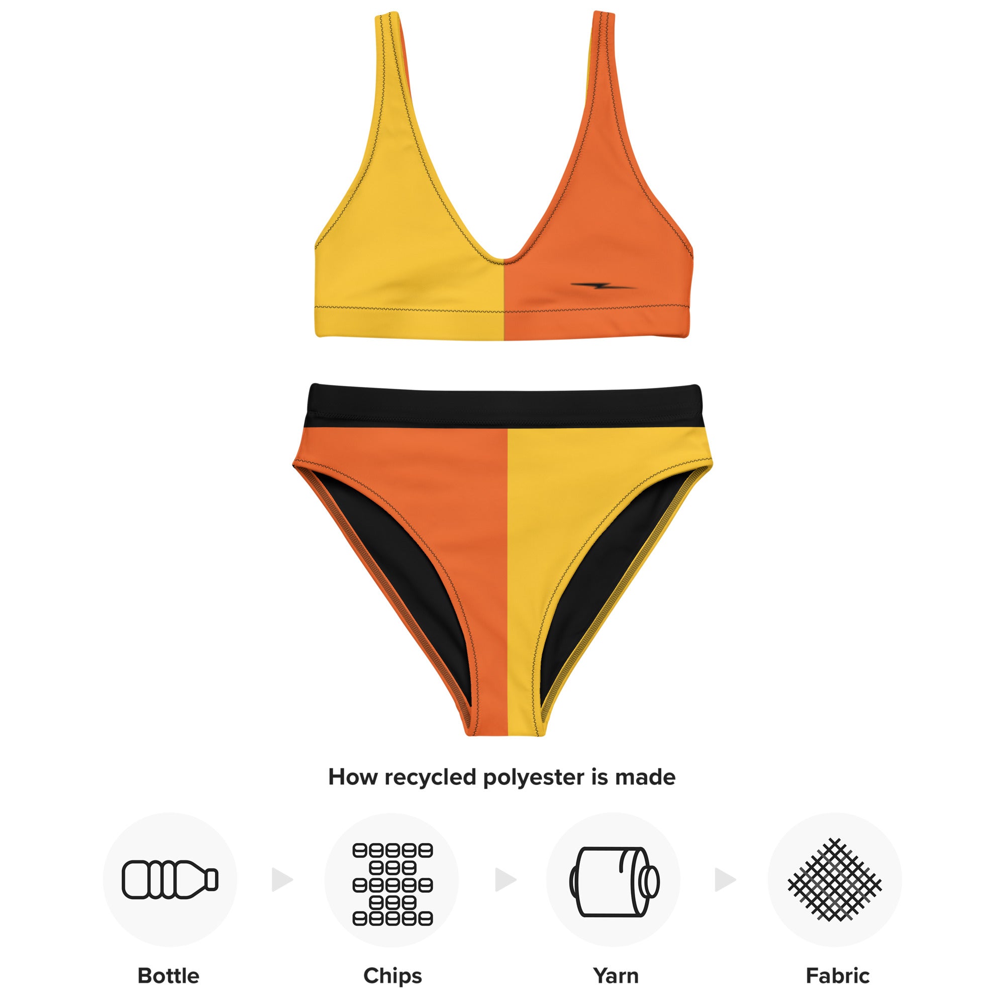 The Dirty Bearings - Team Colors High-Waisted Bikini