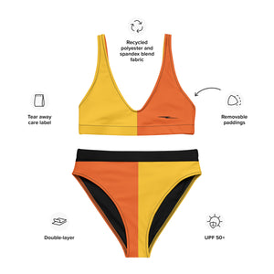 The Dirty Bearings - Team Colors High-Waisted Bikini