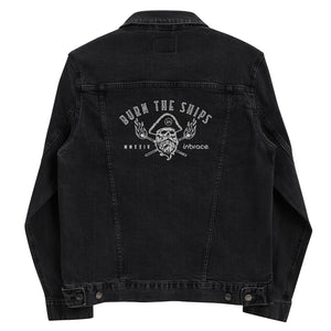 InBrace Burn the Ships Unisex Denim Jacket