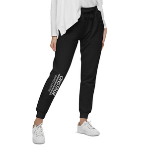 ONSTAGE DL Adult Unisex Fleece Joggers - White Logo