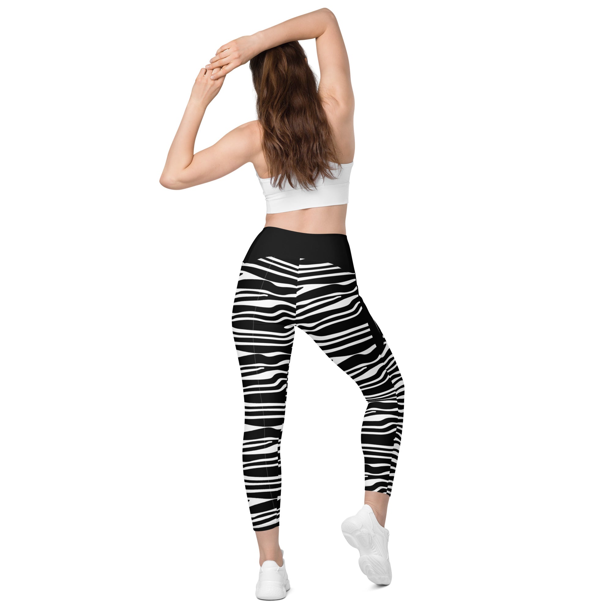 Zebra Leggings with pockets