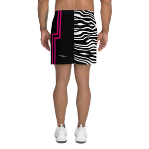 Pink Zebra Men's Athletic Long Shorts