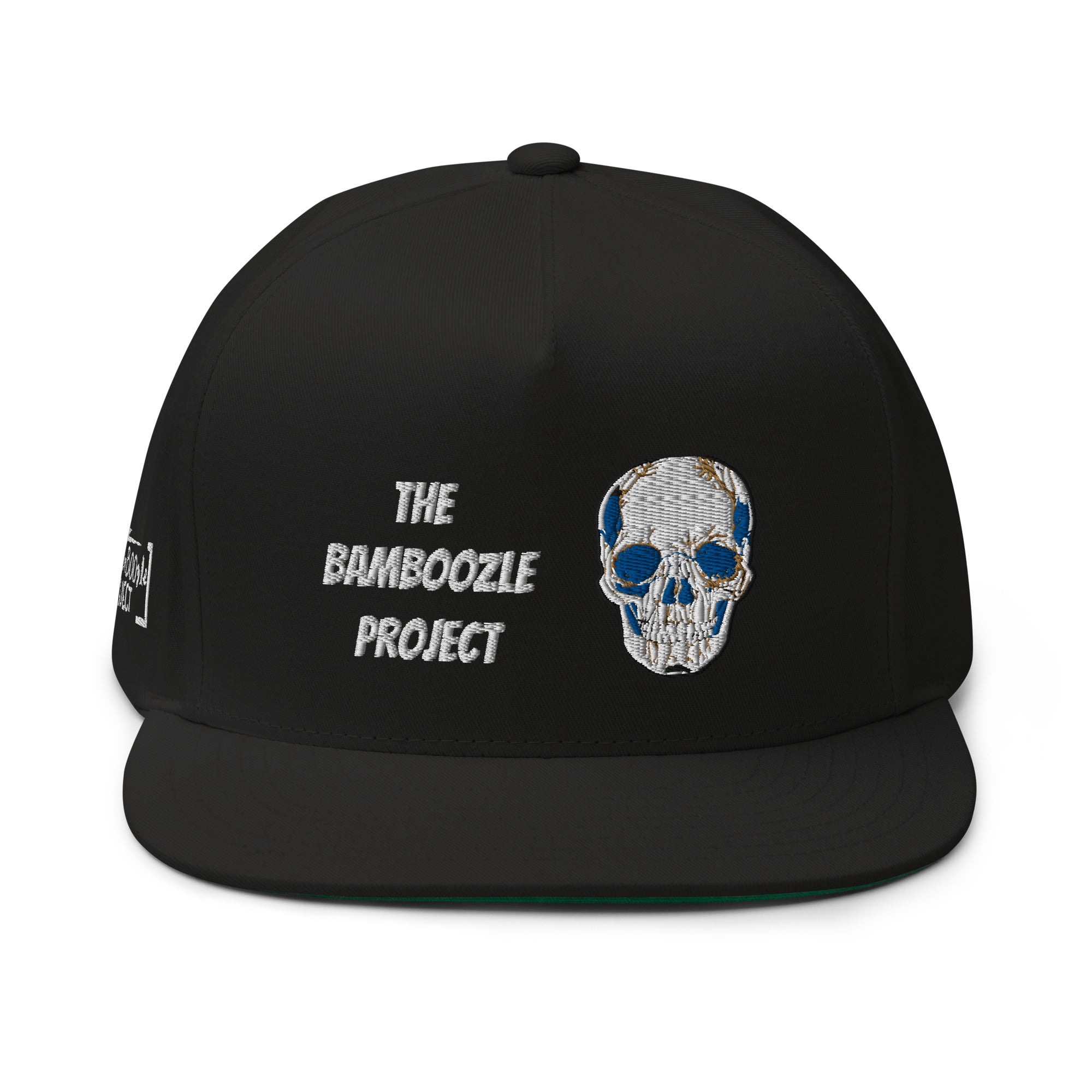 Electric Sugar Skull Flat Bill Cap