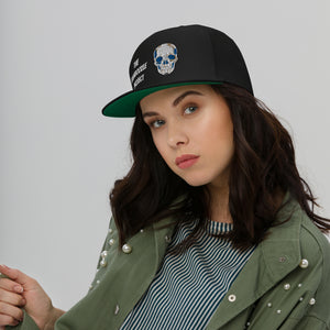 Electric Sugar Skull Flat Bill Cap