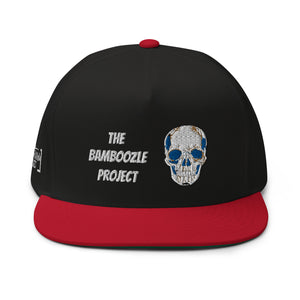 Electric Sugar Skull Flat Bill Cap