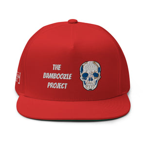 Electric Sugar Skull Flat Bill Cap