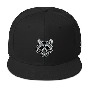 Scoot The Loot Racoon Snapback Hat