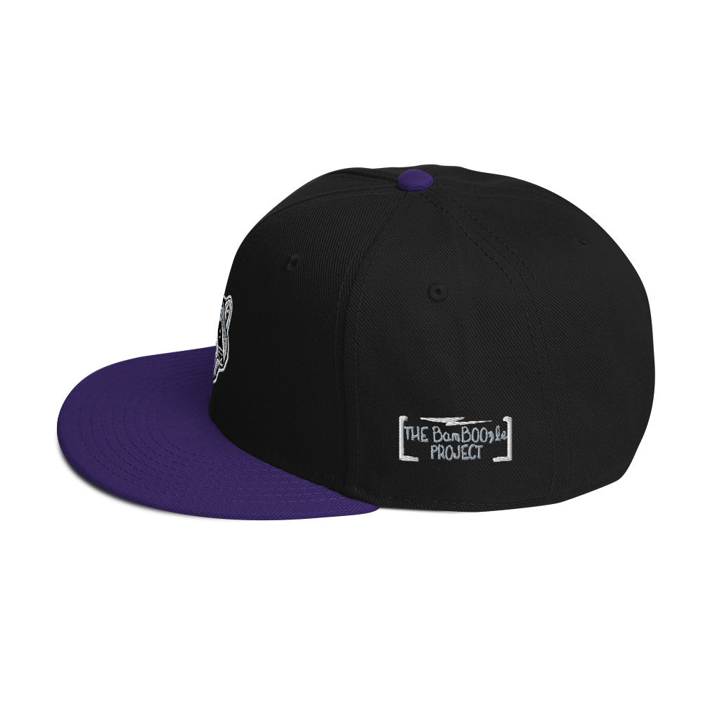 Scoot The Loot Racoon Snapback Hat