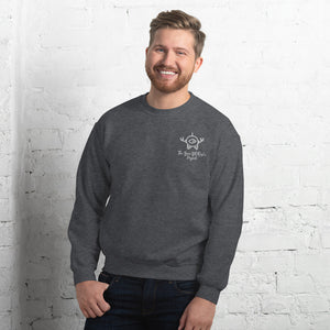 Mini-bot Embroidered Unisex Sweatshirt