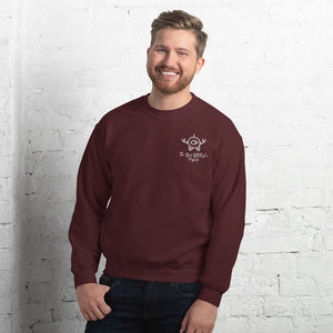 Mini-bot Embroidered Unisex Sweatshirt