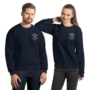 Mini-bot Embroidered Unisex Sweatshirt