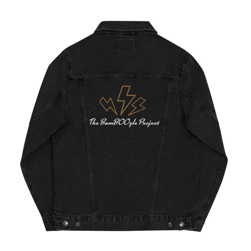 Thunder Unisex denim jacket - Black & Blue