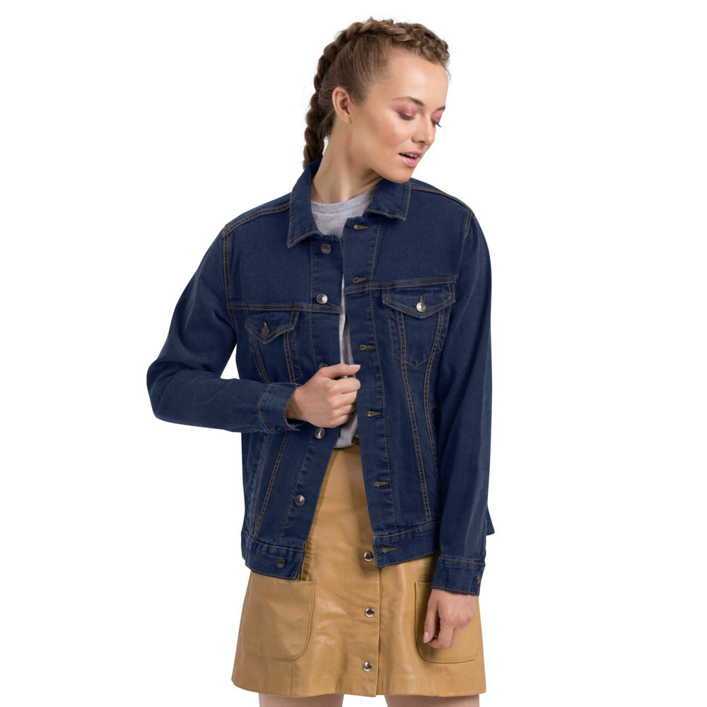 Thunder Unisex denim jacket BLACK & BLUE