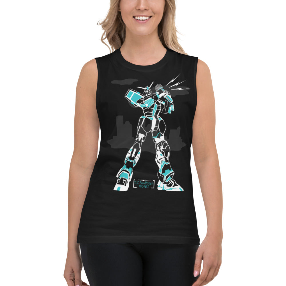 Robot Karaoke Muscle Shirt